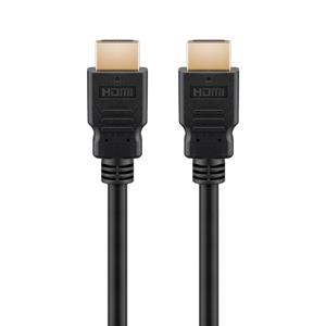 goobay HDMI Anschlusskabel [1x HDMI-Stecker - 1x HDMI-Stecker] 2.00m Schwarz