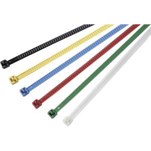hellermanntyton LR55R-PA66HS-BK (500) Kabelbinder 195mm 4.70mm Schwarz Lösbar 500St.