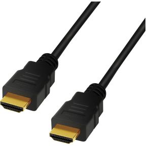 logilink HDMI Aansluitkabel [1x HDMI-stekker - 1x HDMI-stekker] 1 m Zwart