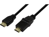 logilink HDMI Aansluitkabel [1x HDMI-stekker - 1x HDMI-stekker] 1.8 m Zwart