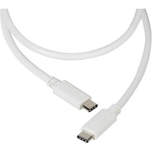 vivanco USB 2.0 Anschlusskabel [1x USB-C™ Stecker - 1x USB-C™ Stecker] 1.20m Weiß