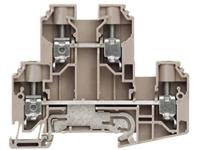 Weidmüller Schutzleiterklemme WDK 10 DU-PE Beige 50St.