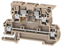 Weidmüller Sicherungsreihenklemme KDKS 1EN/LLC 10-36V AC/DC Beige 50St.
