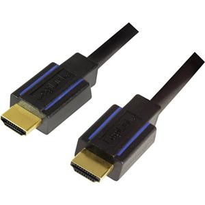 logilink HDMI Aansluitkabel [1x HDMI-stekker - 1x HDMI-stekker] 1.8 m Zwart