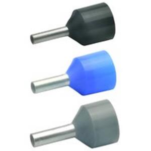 Klauke 4338 Adereindhulzen 1 x 2.50 mmÂ² x 8 mm Deels geÃ¯soleerd Blauw 100 stuk(s)
