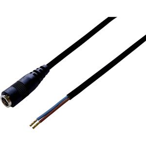 BKL Electronic Laagspannings-aansluitkabel Laagspanningsbus - Kabel, open einde 5.50 mm 2.50 mm 0.30 m 1 stuks