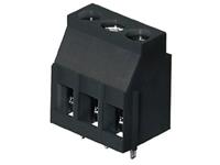 Weidmüller LL 5.08/03/90 3.2SN BK BX Schraubklemmblock 4mm² Polzahl 3 Schwarz 100St.