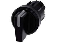 Siemens 3SU10022BP100AA0 3SU1002-2BP10-0AA0 Knebelschalter Knebel Schwarz 2 x 45° 1St.