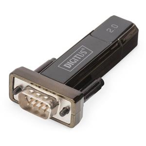 digitus USB 2.0, Seriell Adapter [1x USB 2.0 Stecker A - 1x D-SUB-Stecker 9pol.] vergoldete