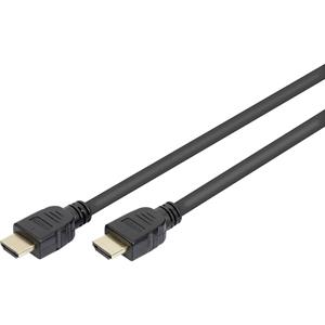 digitus HDMI Anschlusskabel [1x HDMI-Stecker - 1x HDMI-Stecker] 1.00m Schwarz