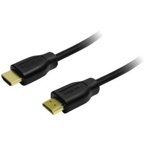 LogiLink HDMI Aansluitkabel HDMI-A stekker, HDMI-A stekker 7.50 m Zwart CH0045 HDMI-kabel