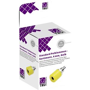 trucomponents TRU COMPONENTS Laborsteckverbinder-Sortiment Buchse, Einbau vertikal Gelb 10St.