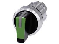Siemens 3SU10522BM400AA0 3SU1052-2BM40-0AA0 Knebelschalter Knebel Grün 2 x 45° 1St.