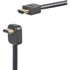 speakaprofessional HDMI Anschlusskabel [1x HDMI-Stecker - 1x HDMI-Stecker] 0.90m Schwarz
