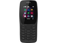 Nokia 110 Dual-SIM Schwarz [Feature Phone mit 4,5cm (1,77") Display]
