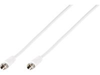 vivanco Antennen, SAT Anschlusskabel [1x F-Stecker - 1x F-Stecker] 10.00m 90 dB Folienschirm, Geflec