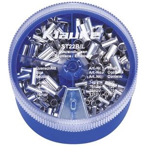 Klauke ST22B Adereindhuls assortiment 4 mmÂ² 16 mmÂ² Zilver 440 onderdelen