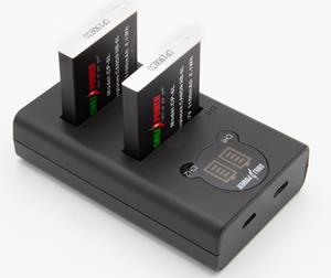chilipower NB-6L Canon USB Duo Kit - Camera accu set