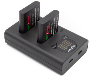 chilipower Li-90B Olympus USB Duo Kit - Camera accu set