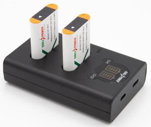 chilipower NP-BX1 Sony USB Duo Kit - Camera accu set
