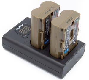 chilipower BP-511 Canon USB Duo Kit - Camera accu set