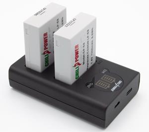 chilipower LP-E8 Canon USB Duo Kit - Camera accu set