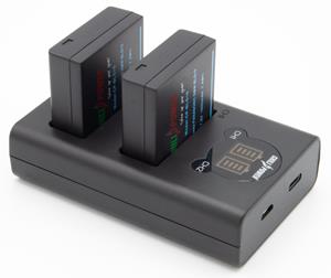 chilipower DMW-BLG10 Panasonic USB Duo Kit - Camera accu set