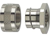 hellermanntyton SC75-PC-NPB-ML Schlauchverschraubung Metall Gerade 1St.