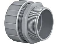 hellermanntyton PSR63-S-M63-PA66-GY Schlauchverschraubung Grau M63 Gerade 1St.