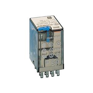 FINDER Relais, 2 Wechsler 10 A, Spule 12 V DC mit Steckanschlüssen
