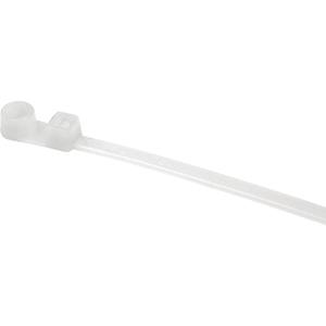 hellermanntyton T50ML-PA66-NA Kabelbinder 390mm 4.70mm Natur mit Spreizanker 100St.