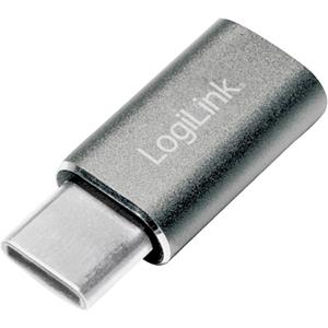 LogiLink USB Adapter, USB-C Stecker - Micro USB Kupplung