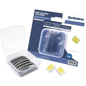 barthelme SMD-LED-Set 2835 Kalt-Weiß 3000 mcd 120° 150mA 3.3V 100 St. Bulk