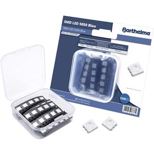 barthelme SMD-LED-Set 5050 Blau 600 mcd 120° 60mA 3V 100 St. Bulk