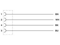 phoenixcontact Phoenix Contact 1555448 Sensor/actuator steekconnector M12 Aantal polen: 4 0.50 m 1 stuk(s)