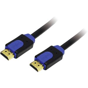 logilink HDMI Aansluitkabel [1x HDMI-stekker - 1x HDMI-stekker] 15 m Zwart