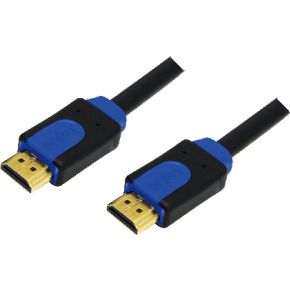 LogiLink HDMI Aansluitkabel HDMI-A stekker, HDMI-A stekker 5.00 m Zwart CHB1105 HDMI-kabel