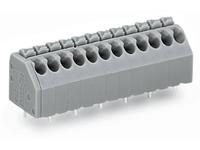 Wago Federkraftklemmblock 1.50mm² Polzahl 14 Grau 80St.
