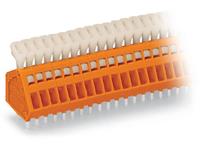 Wago Federkraftklemmblock 0.50mm² Polzahl 48 Orange 40St.