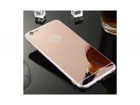Flexibele Soft Case voor de Iphone 4 met spiegel goud 