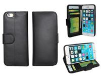 Apple Iphone 6 Book Wallet Case goedkoop zwart 