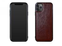 Iphone 11 Wallet Case Deluxe met uitneembare softcase bruin 