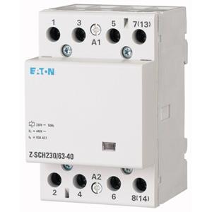 eaton Z-SCH230/63-04 Installationsschütz Nennspannung: 230 V, 240V Schaltstrom (max.): 63A 4 Öffne