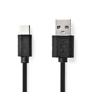 Valueline Nedis USB 2.0 USB A male - USB C male 1m zwart