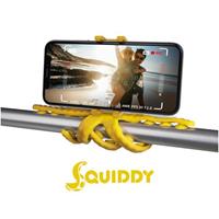 Squiddy selfie statief voor smartphones & actioncam geel
