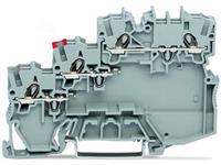 Wago Dreistock-Aktorenklemme 7mm Push-In-Klemme Grau 50St.