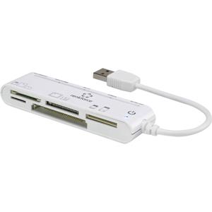 renkforce CR45e Externe geheugenkaartlezer USB 2.0 Wit