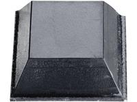 3m Anschlagpuffer selbstklebend, quadratisch Schwarz (L x B x H) 20.6 x 20.6 x 7.6mm