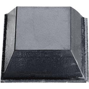 3m Anschlagpuffer selbstklebend, quadratisch Schwarz (L x B x H) 20.6 x 20.6 x 7.6mm