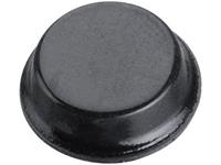 Gerätefuß selbstklebend, rund Schwarz (Ø x H) 12.7mm x 3.5mm
